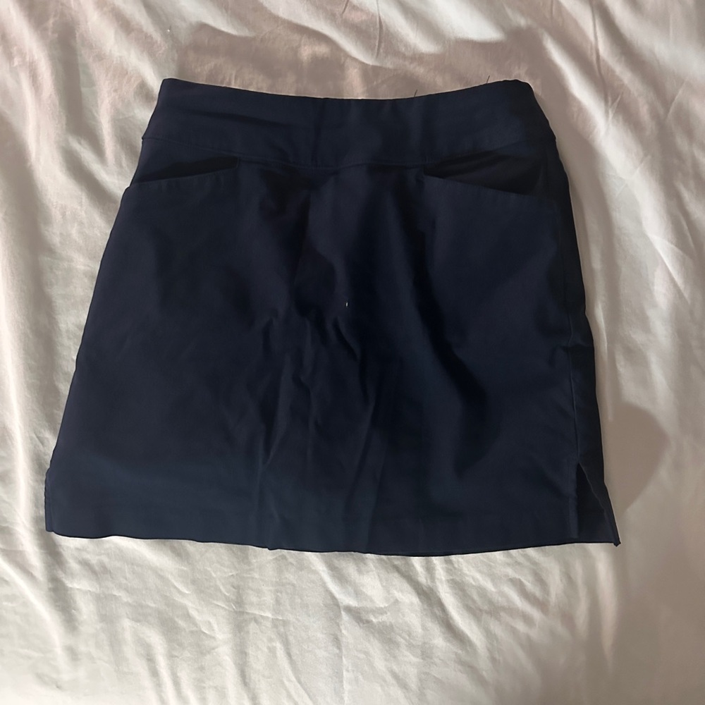Elegant Navy Blue Women's Golf Skirt.